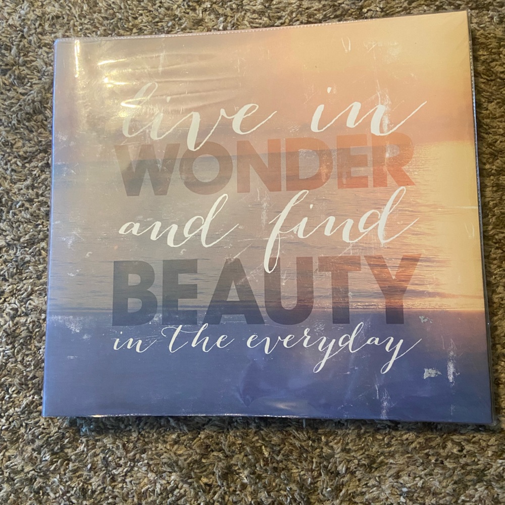 5/$10 | The Paper Studios | 12in x 12in | Inspirational Scrapbook Album